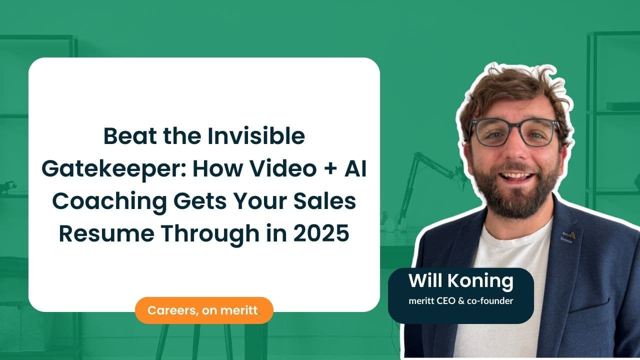 Beat the Invisible Gatekeeper: How Video + AI Coaching Gets Your Sales Resume Through in 2025